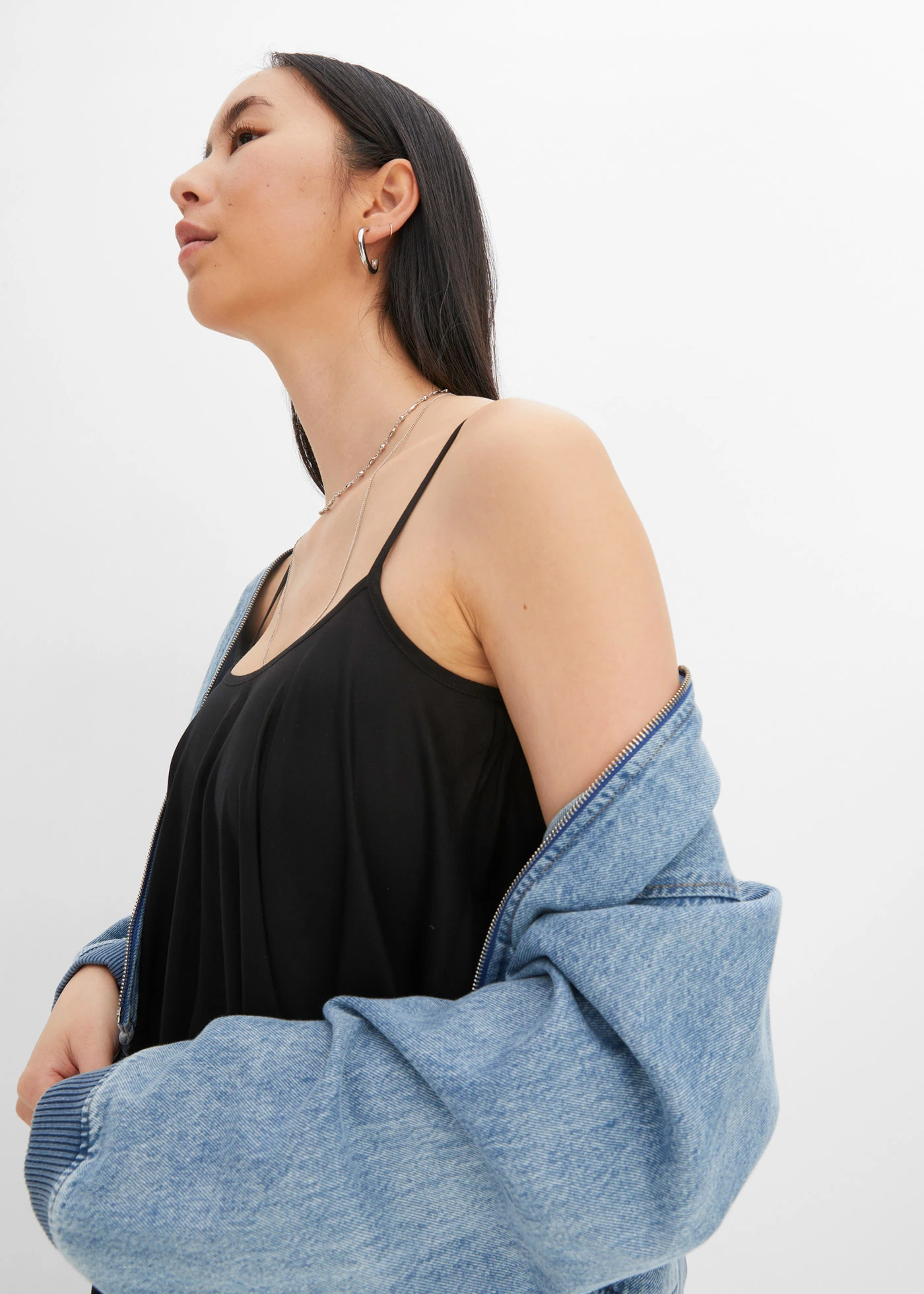 Robe longue et ample • noir • Boutique bonprix