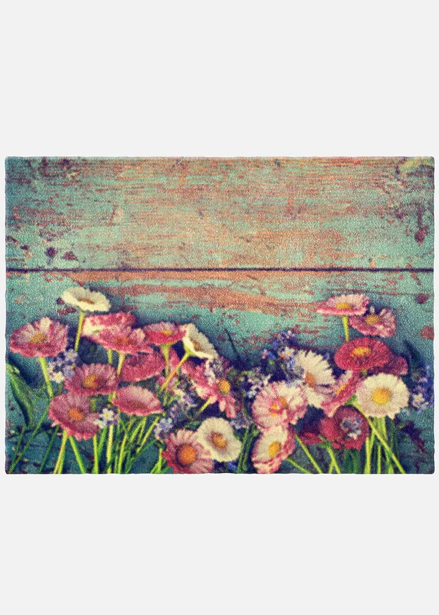 Tapis de protection motif floral