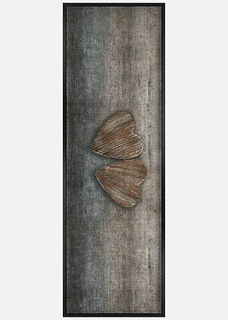 Paillasson motif cœur • marron • Boutique bonprix