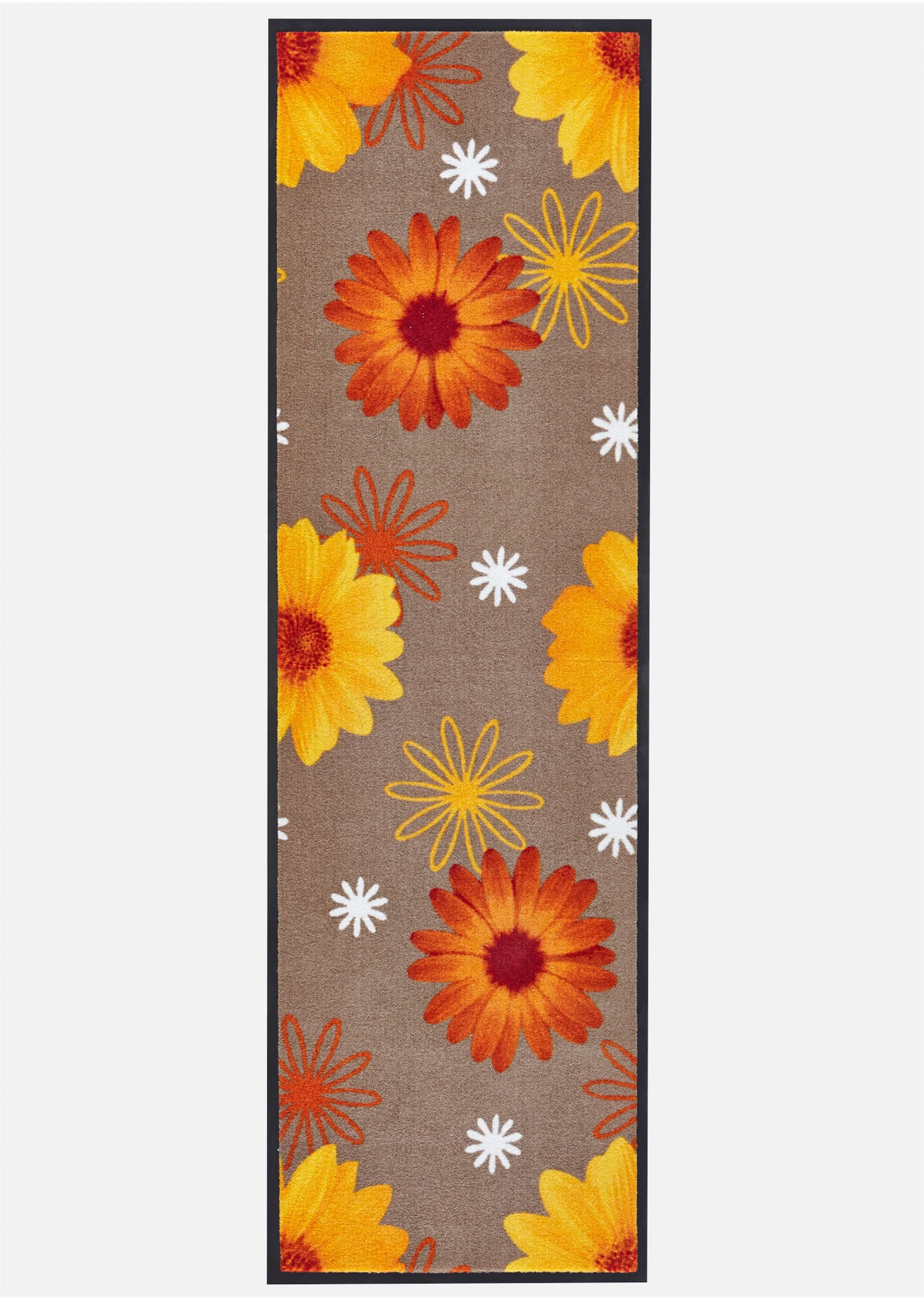 Deurmat met bloemenprint • terra • bonprix online shop