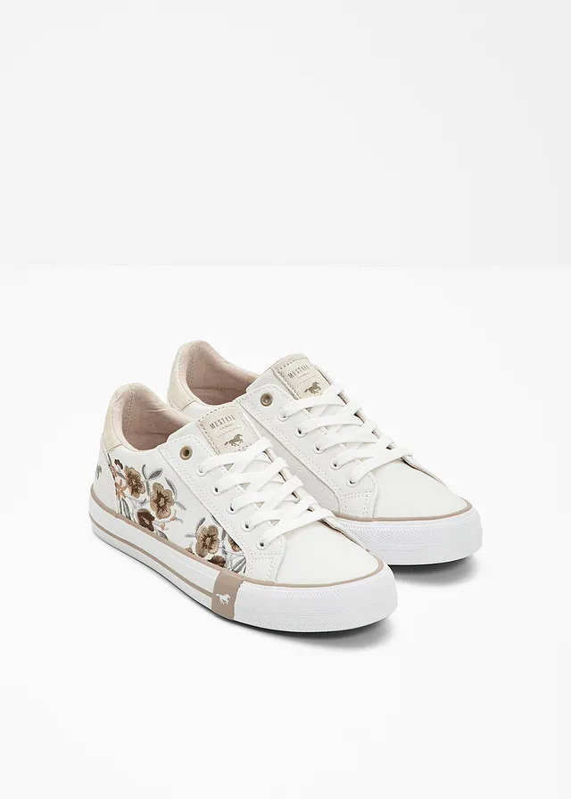 Sneakers Mustang à broderies • blanc • product-page.page-title-suffix