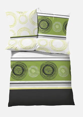 Lenjerie de pat din linou • verde • magazin bonprix