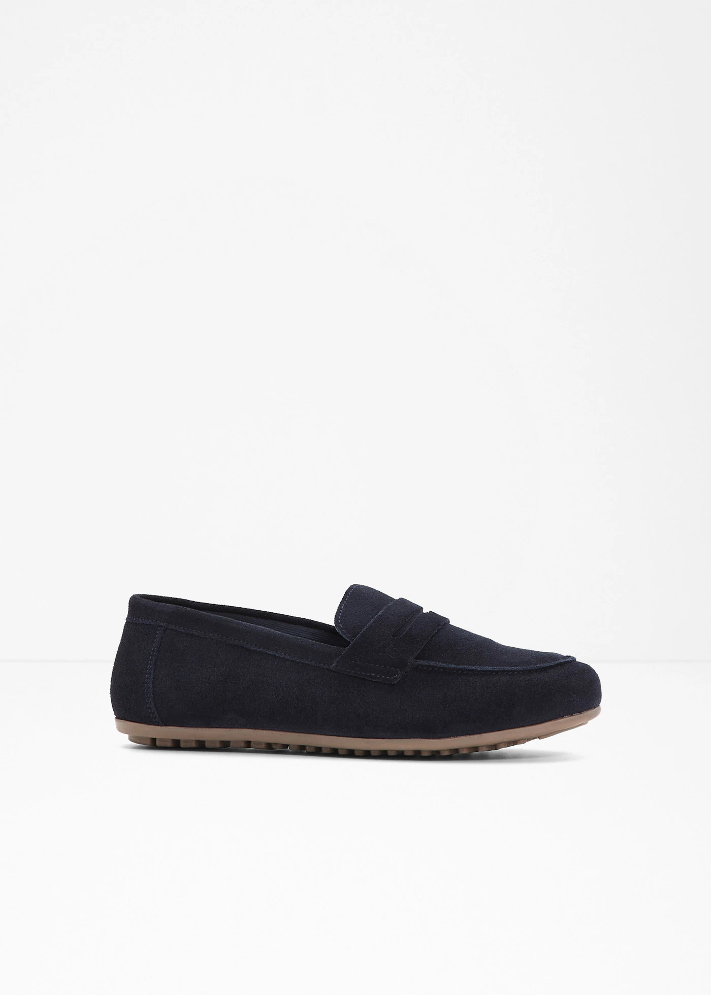 Loafers van leer • donkerblauw • bonprix online shop