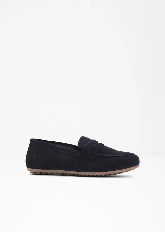 Loafers van suède, Kleur: donkerblauw