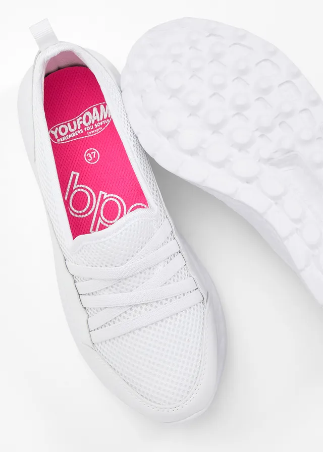 Sneakers à enfiler confortables, semelle légère • blanc • product-page.page-title-suffix