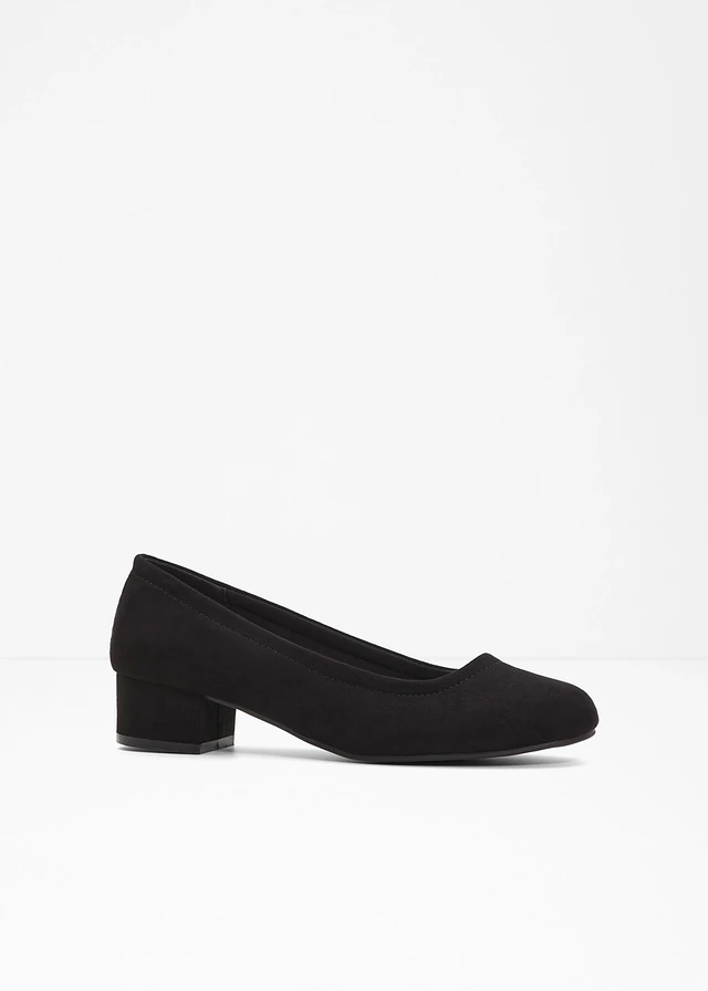 Pumps met een blokhak • zwart • bonprix online shop