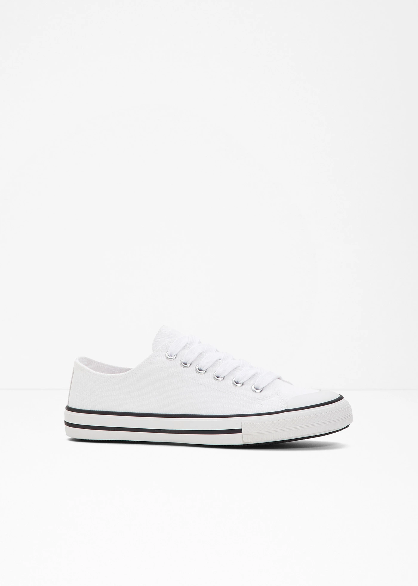 Sneakers van katoenen canvas • wit • bonprix online shop