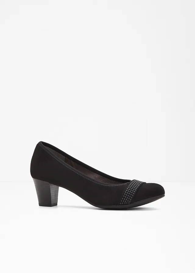 Jana pumps in comfortabele wijdte, Kleur: zwart