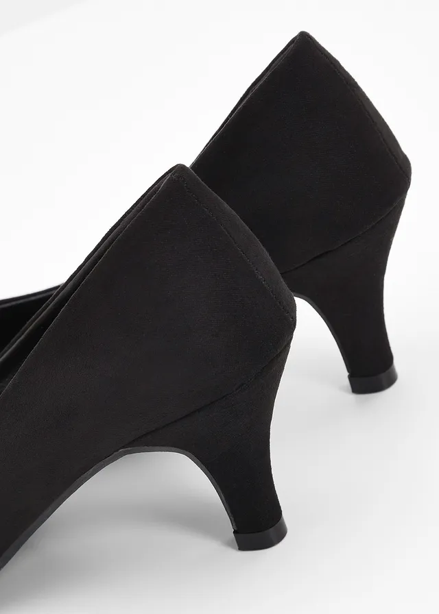 Pumps met smalle hak, Kleur: zwart