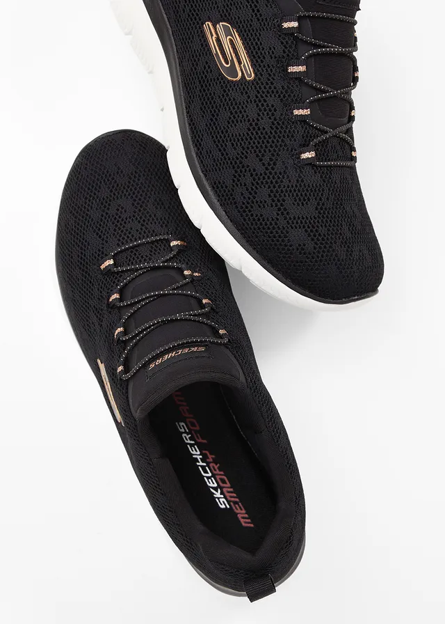Skechers sneakers met memory foam • zwart • product-page.page-title-suffix