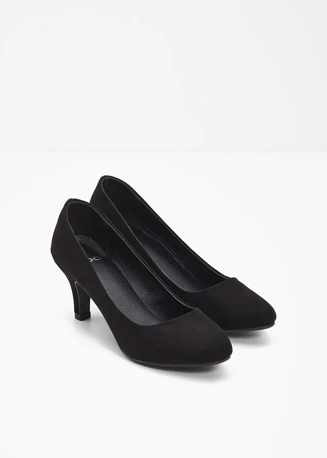 Escarpins à talon fin, Couleur: noir