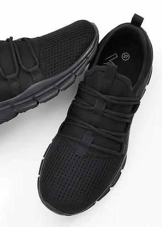 Nízké tenisky z měkkého materiálu • černá • bonprix obchod