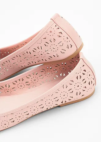 Ballerina's in comfortabele wijdte, Kleur: roze