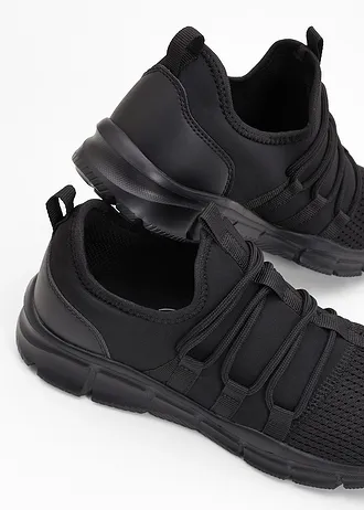 Nízké tenisky z měkkého materiálu • černá • bonprix obchod