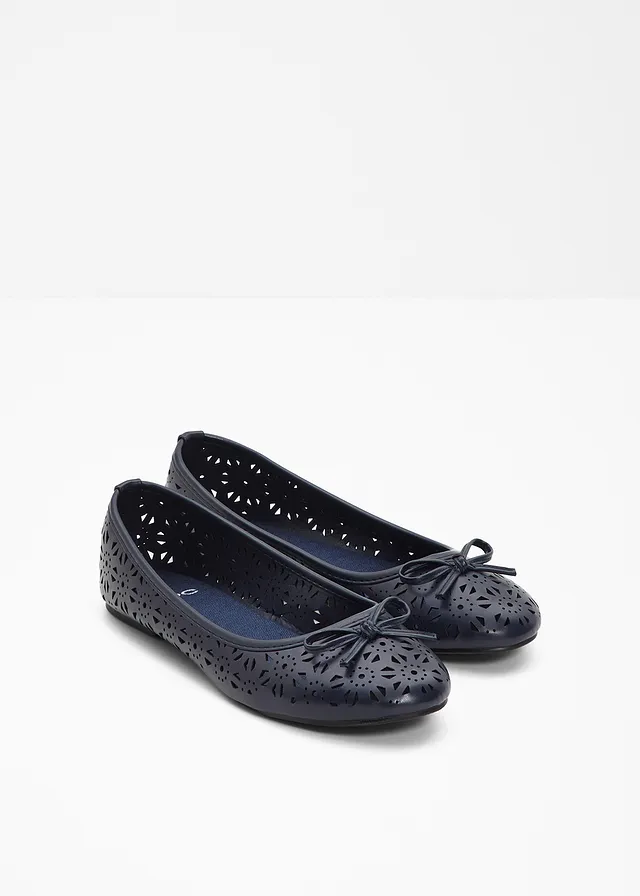 Ballerines, largeur confortable, Couleur: bleu
