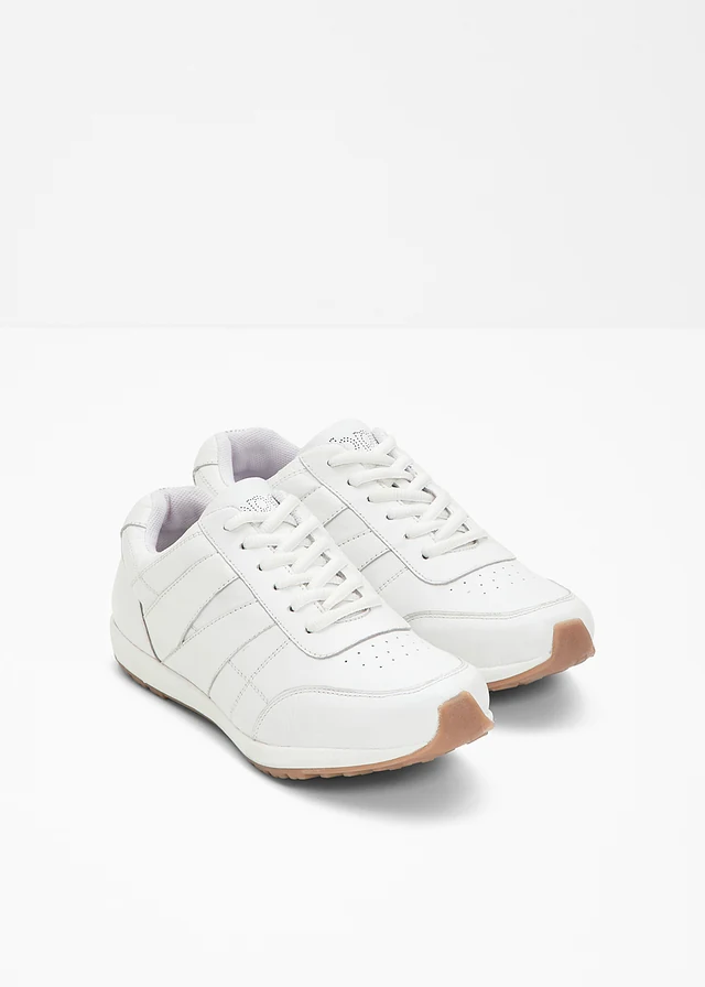 Sneakers en cuir, Couleur: blanc