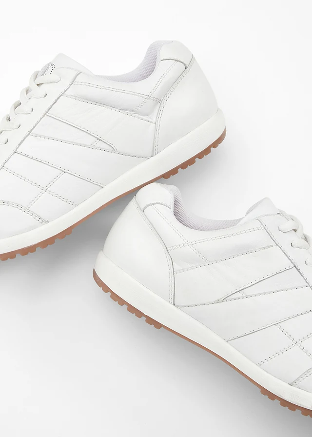 Sneakers en cuir, Couleur: blanc