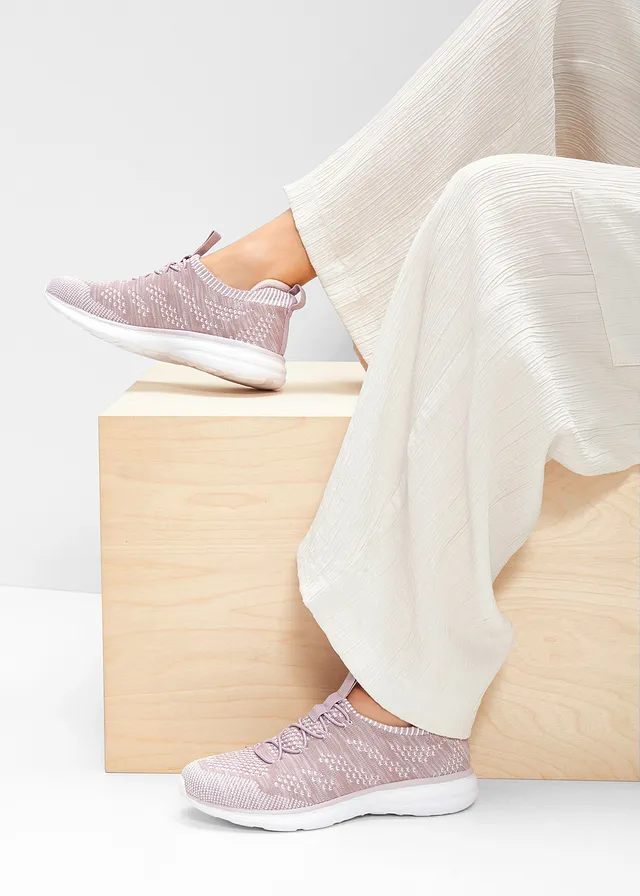 Sneakers à enfiler confortables en matière douce • parme • product-page.page-title-suffix