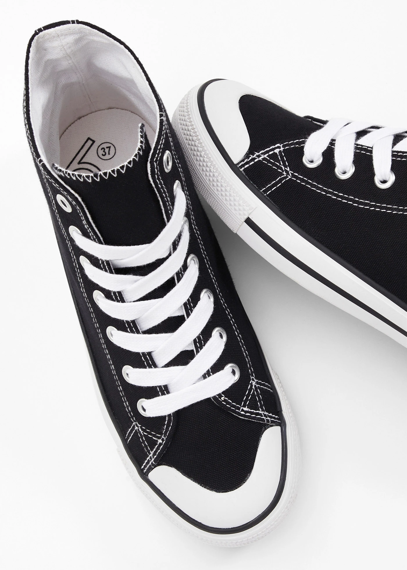 Wysokie sneakersy • czarny • sklep bonprix