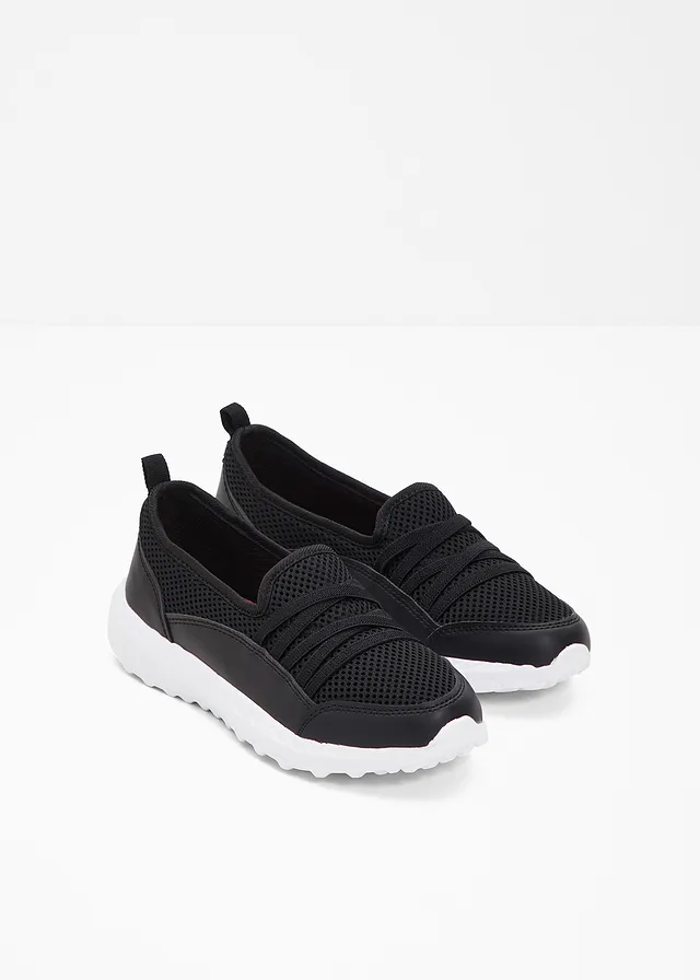 Comfortabele slip-in sneakers met een lichte zool • zwart • product-page.page-title-suffix