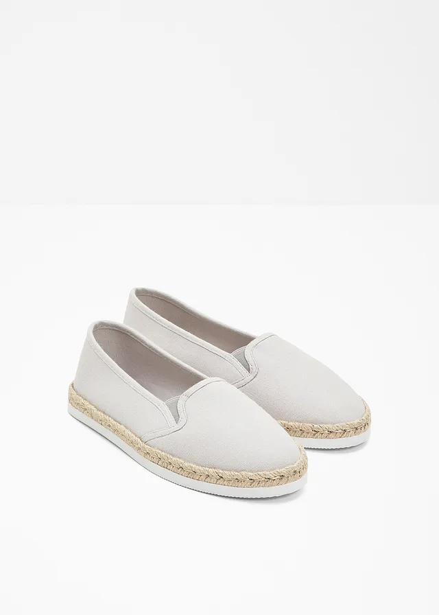 Espadrilles, Kleur: lichtgrijs