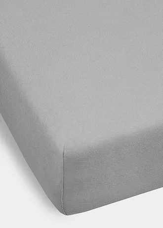 Napínací žerzejové prostěradlo • šedá • bonprix obchod