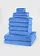Handdoek van katoen (10-dlg. set), Kleur: blauw