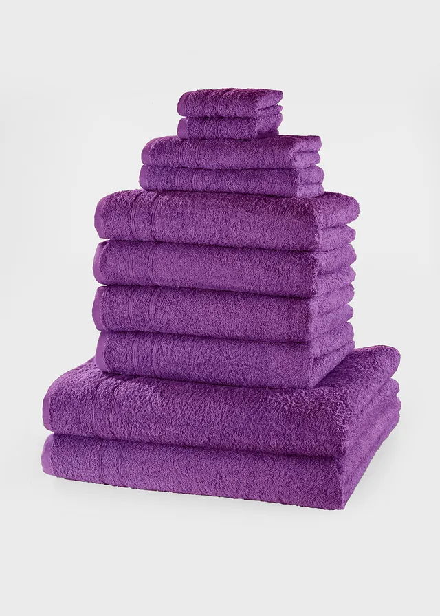 Handdoek van katoen (10-dlg. set)