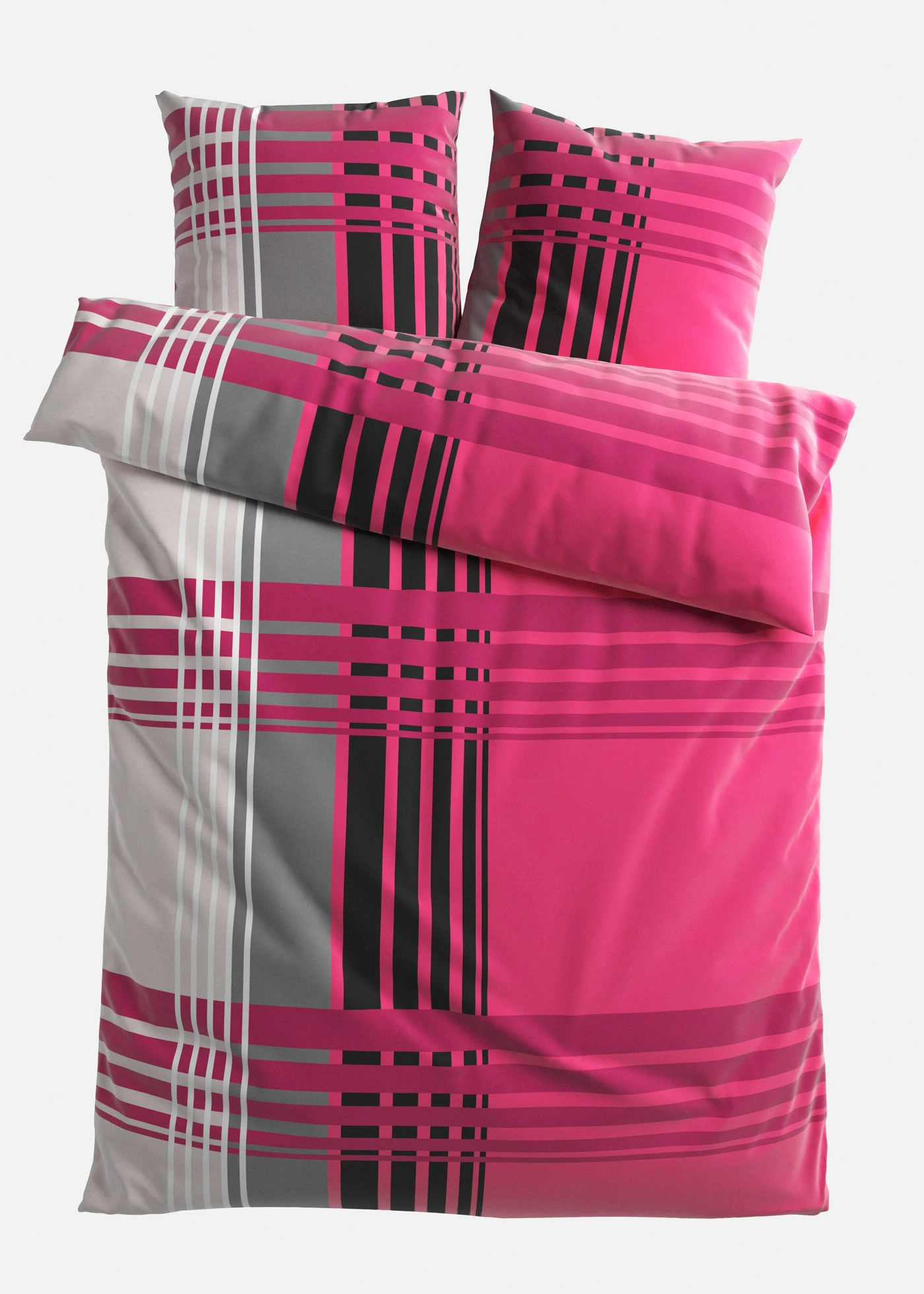 Parure de lit en linon • prune • Boutique bonprix