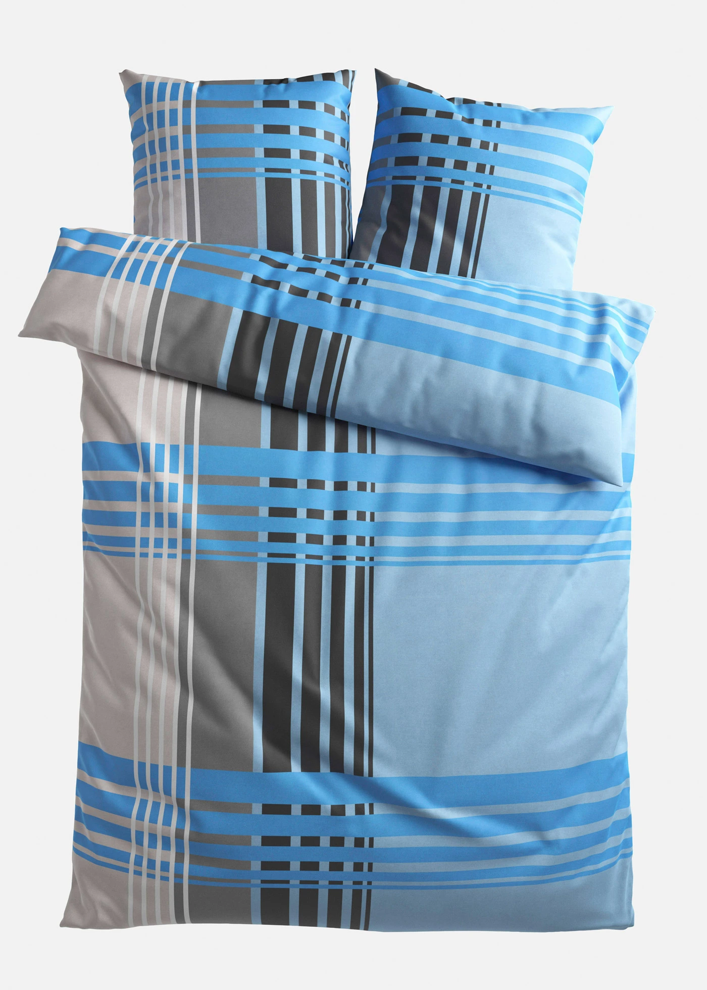 Linon dekbedovertrek • blauw • bonprix online shop