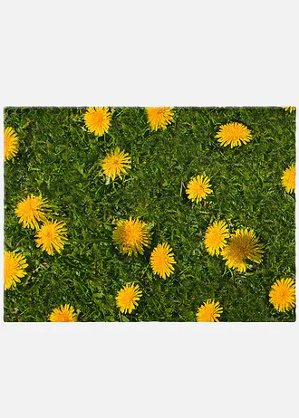 Deurmat met paardenbloemen, Kleur: multicolour