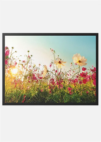 Paillasson lavable à motif pré fleuri • multicolore • Boutique bonprix