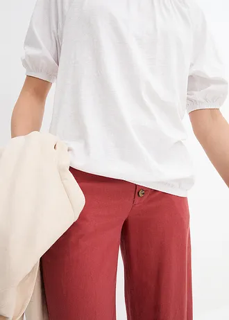 Shirt van puur biologisch katoen • wit • bonprix online shop