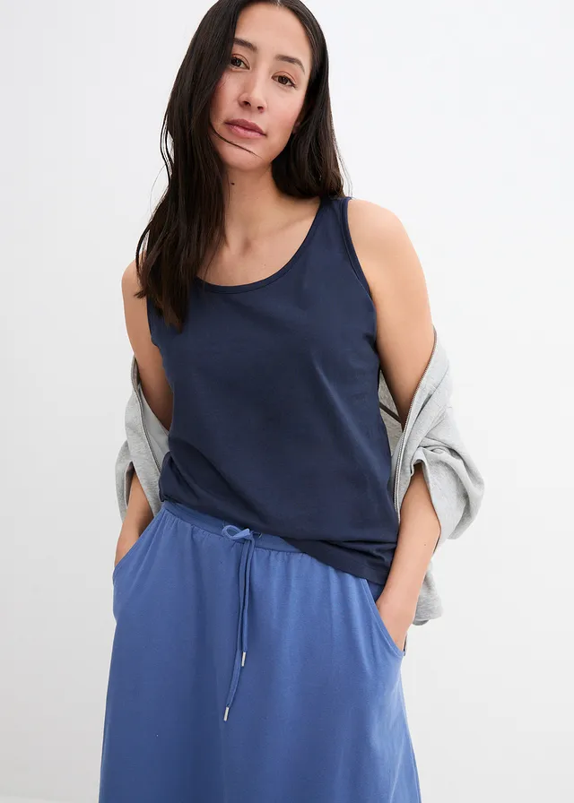 Jupe en jersey coton • indigo clair • product-page.page-title-suffix
