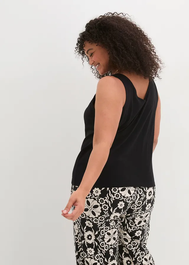 Top 100% coton, Couleur: noir
