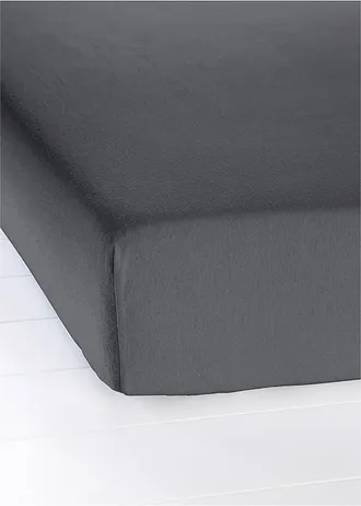 Hoeslaken van flanel, Kleur: antraciet