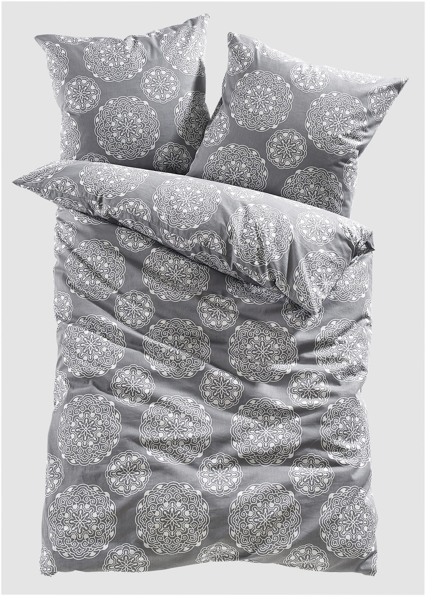 Lenjerie de pat din jerse • gri-antracit • magazin bonprix