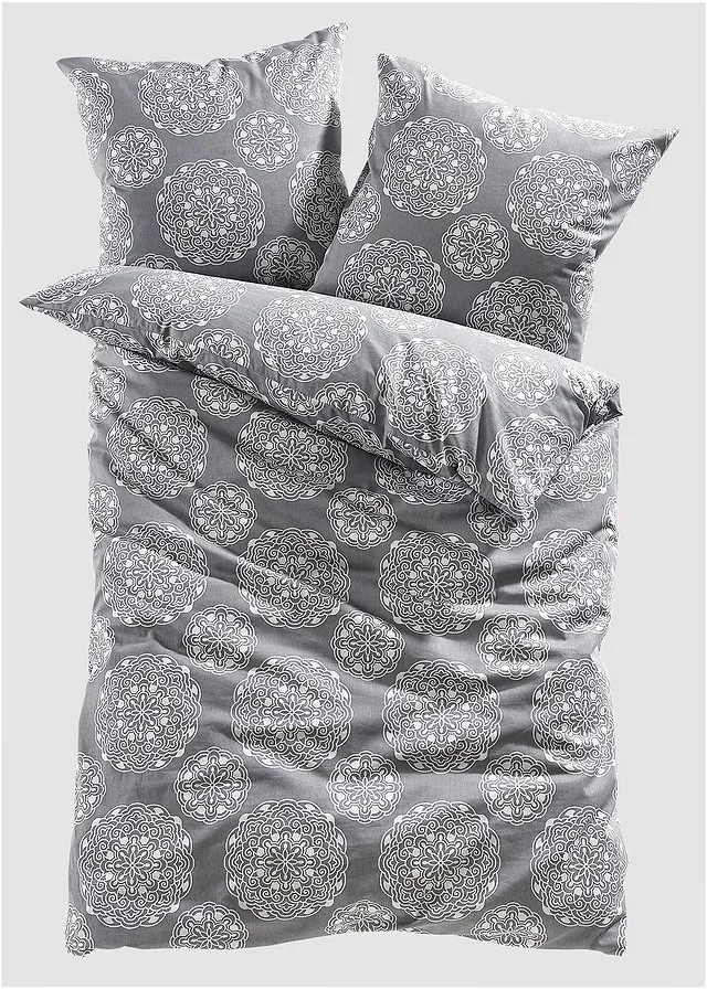 Povlečení s ornamenty • antracitová • bonprix obchod