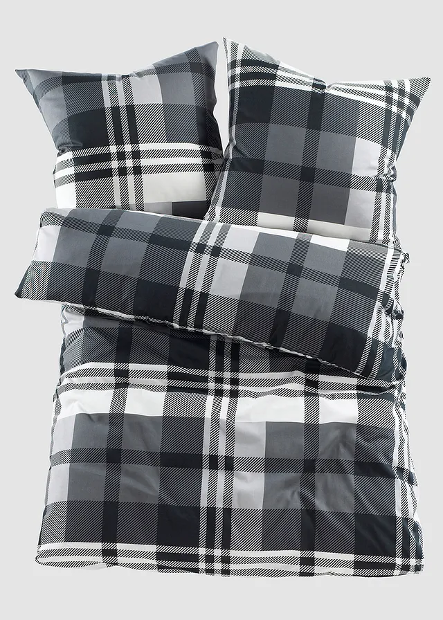 Posteľná bielizeň s károvaným vzorom