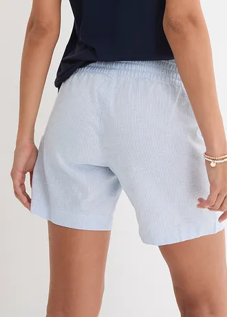 Zwangerschapsshort • parelblauw-wit gestreept • bonprix online shop