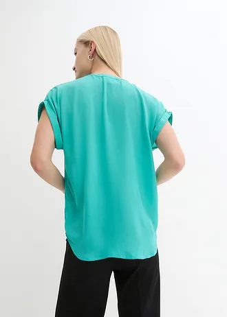 Žoržetová tuniková halenka • tyrkysová • bonprix obchod
