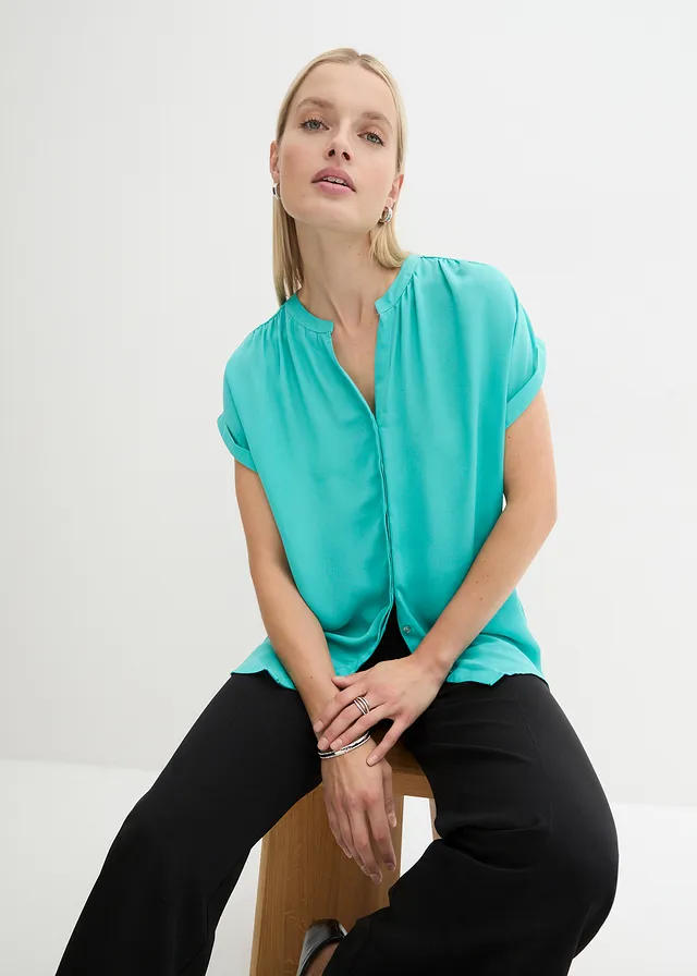 Blouse Georgette • turquoise • product-page.page-title-suffix