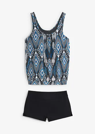 Oversize tankiny s kalhotkami s nohavičkou (2dílná souprava)