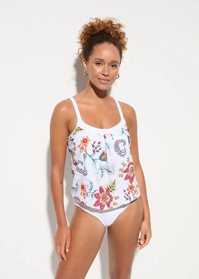 Tankini met verstelbare bandjes (2-dlg. set) • wit • product-page.page-title-suffix