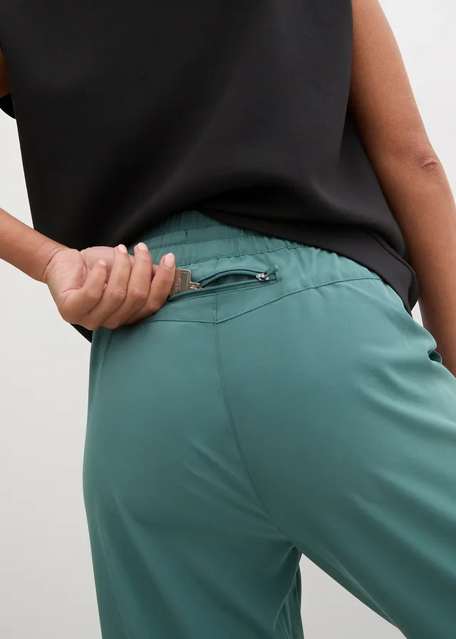 Pantalon fonctionnelle, longueur corsaire, séchage rapide • gris vert • product-page.page-title-suffix