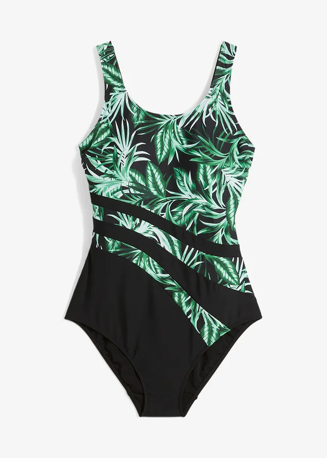 Corrigerend badpak, medium corrigerend, Kleur: zwart