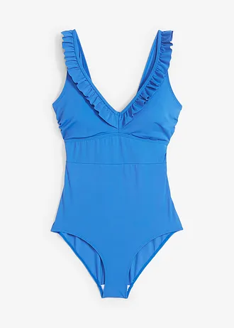 Badpak met gerecycled polyamide, Kleur: blauw