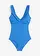 Badpak met gerecycled polyamide, Kleur: blauw