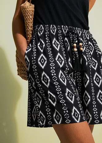 Pantaloni scurţi cu print • negru • magazin bonprix