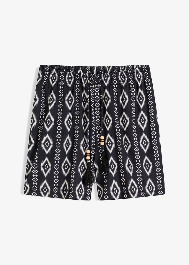 Short imprimé, Couleur: noir